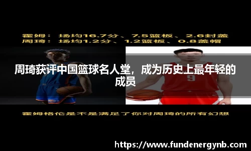 周琦获评中国篮球名人堂，成为历史上最年轻的成员